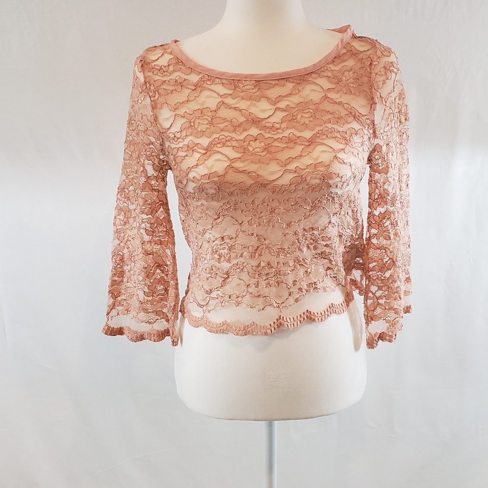 Forever 21 Lace Cover Up Top